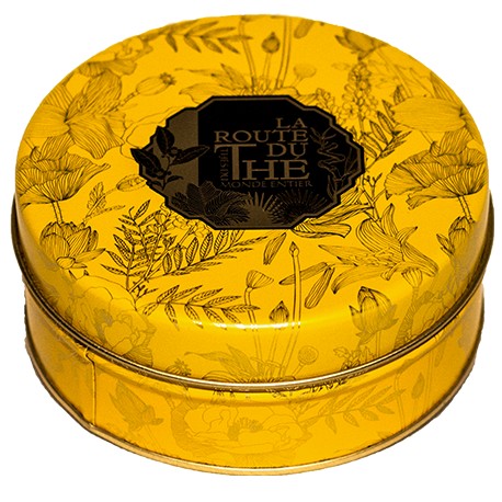 PETITE BOITE À THÉ JAUNE LA ROUTE DU THÉ