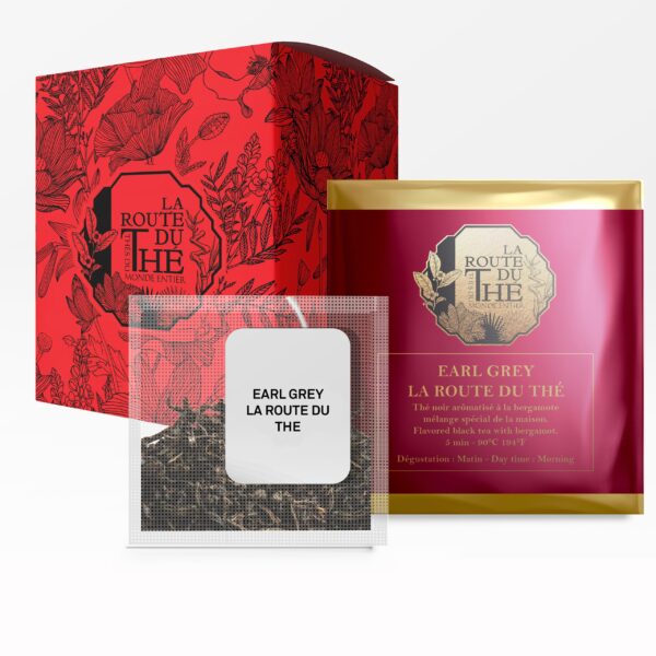 15 SACHETS CRISTAL EARL GREY LA ROUTE DU THÉ