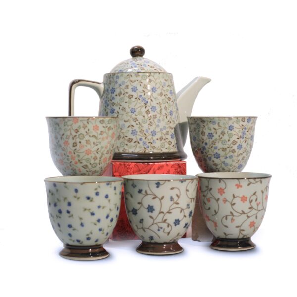 THÉHIÈRE ET CINQ TASSES – FLOWERS