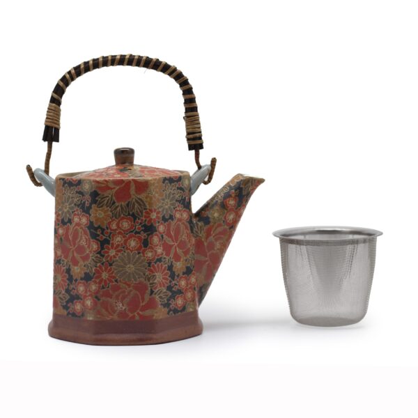 Alternative view of THÉHIÈRE ET DEUX TASSES – DRAGON FLOWERS