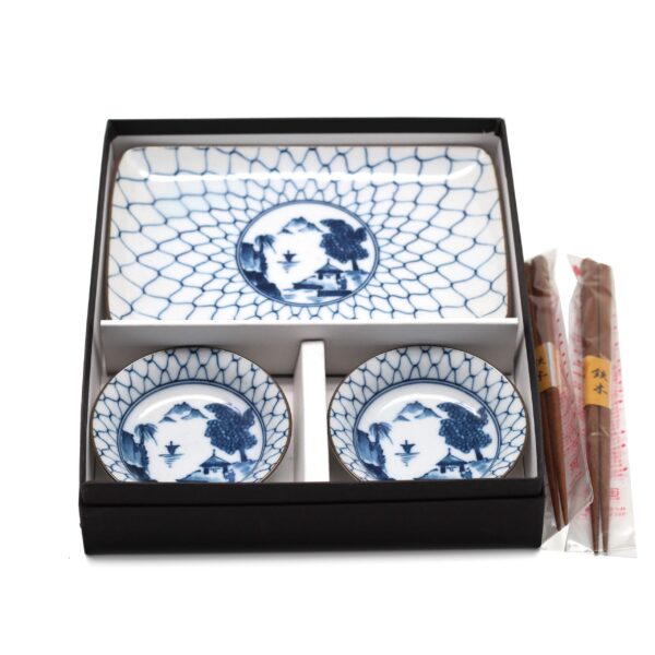 Alternative view of SERVICE À SUSHI EN PORCELAINE DU JAPON